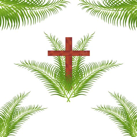 Palm Sunday Vector Png Images Creative Palm Sunday Stylish Design