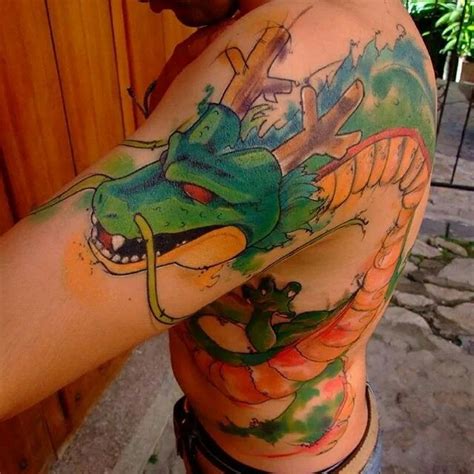 The biggest gallery of dragon ball z tattoos and sleeves, with a great character selection from goku to shenron and even the dragon balls themselves. 25 best shenron images on Pinterest | Tattoo designs ...