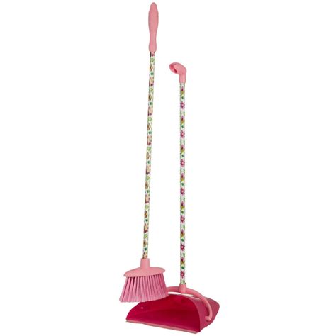 Waverly Floral Lobby Broom Set One Size Pink