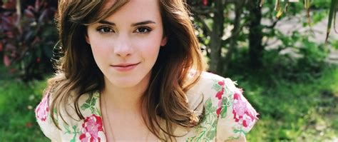 Emma Watson Flower Top Full Hd Wallpaper