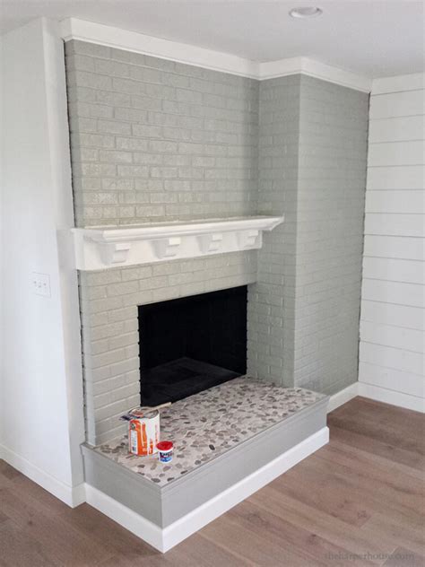 Brick Fireplace Makeover You Wont Believe The After The Harper House