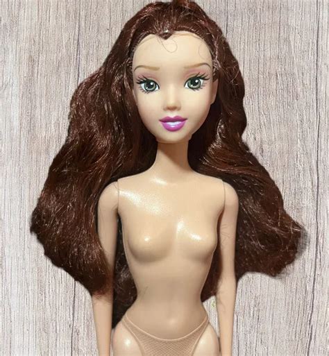 MATTEL BARBIE DOLL DISNEY Beauty And The Beast Princess BELLE DOLL Nude
