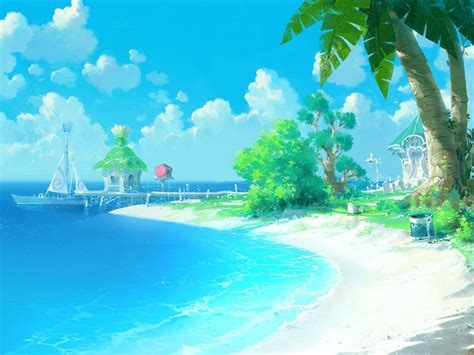 Anime Summer Beach Wallpapers Top Free Anime Summer Beach Backgrounds
