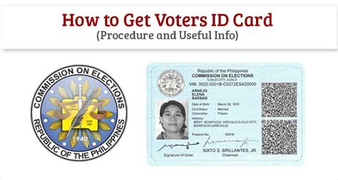 How To Get Voters Id Card Philippine Ids