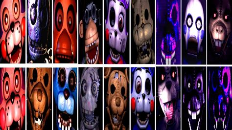 Five Nights At Candys 1 2 3 All Jumpscares Warning Fnac