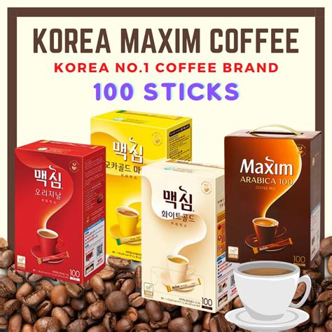 Korea Maxim Coffee Originalmocha Goldwhite Goldarabica Coffee Maxim