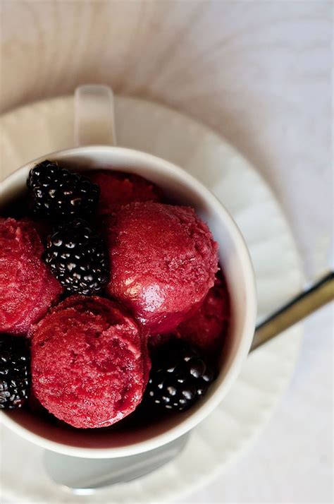 Easy Berry Sorbet Recipe One Sweet Appetite