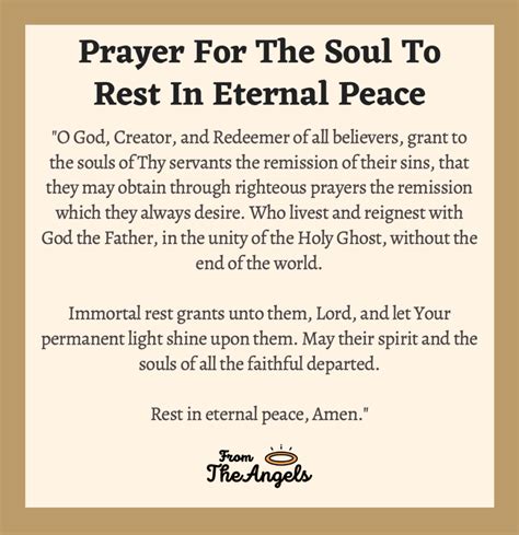 6 Prayers For The Soul To Rest In Peace Path To Heaven