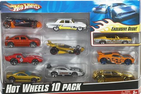 Diecast Toy Car Hot Wheels 10 Car Pack Styles May Vary