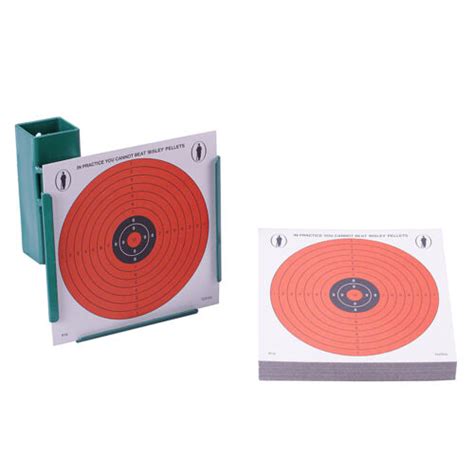 14cm Target Holder 100 Targets Funnel Pellet Trap Catcher Airgun Air