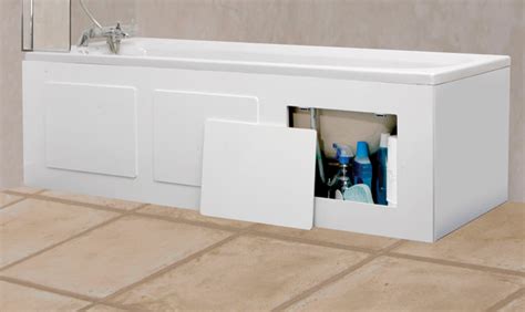 Same day delivery 7 days a week £3.95, or fast store collection. Croydex Storage Bath Panel Gloss White - WB715122