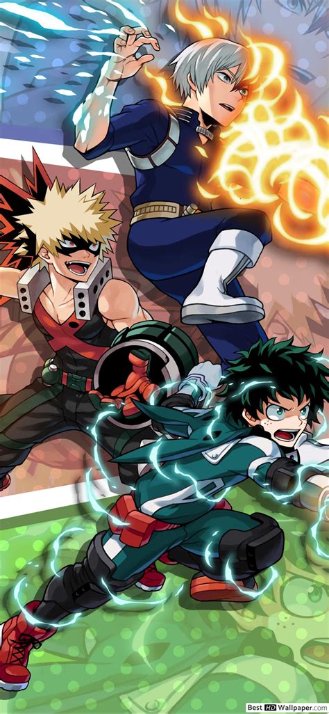 My Hero Academia Deku X Bakugou X Todoroki Wallpapers Wallpaper Cave