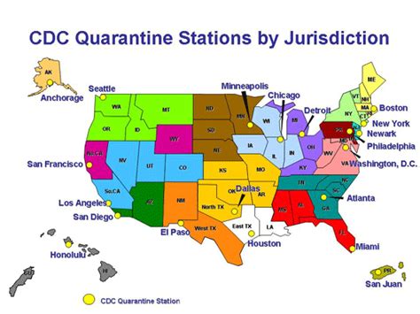 Quarantine Station Contact List Map And Fact Sheets Quarantine Cdc