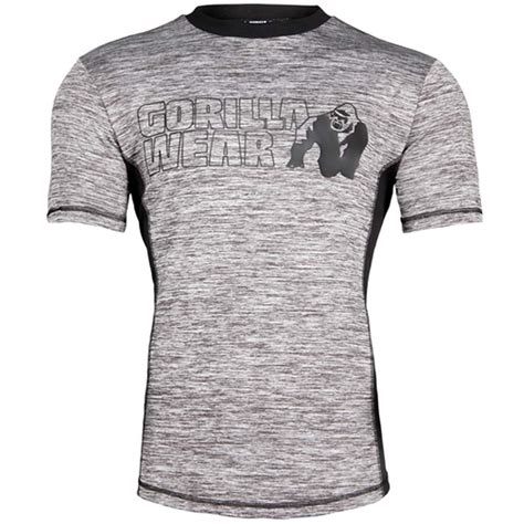 Gorilla Wear Austin T Shirt Grey And Black Hintatakuu And Ilmainen