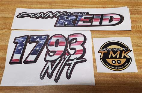 The Best Drag Racing Decals Namenumber Sets 2