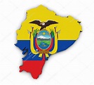 Mapa de la Bandera de Ecuador 2022