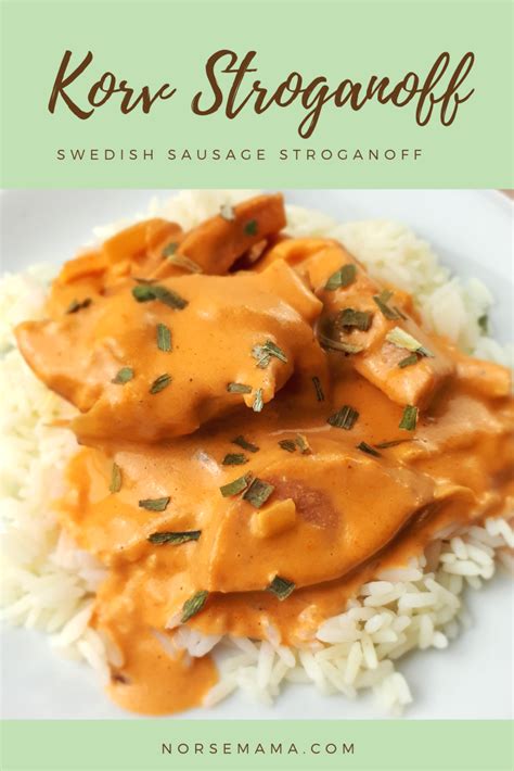 I'm traveling across switzerland this week, updating my guidebook, and i've been thoroughly enjoying the great swiss cities. Swedish Sausage Stroganoff. Quick, easy, and delicious ...