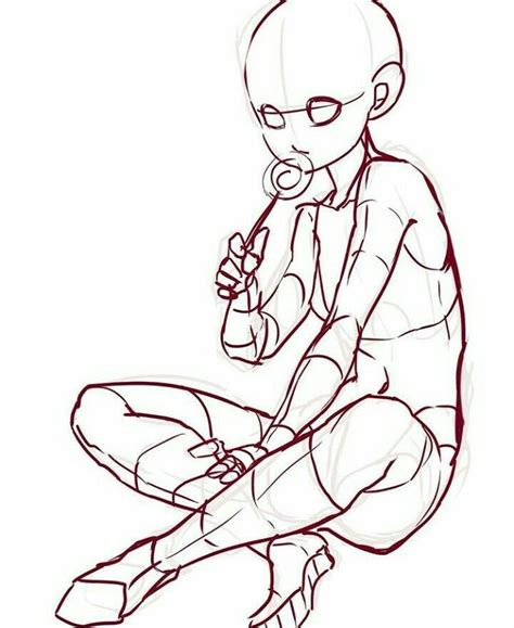 Sitting Poses Drawing Free Download On ClipArtMag