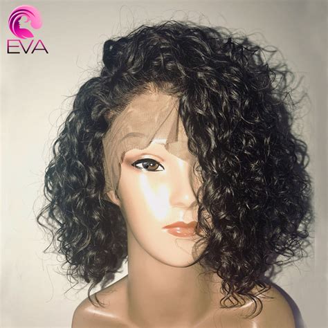 150 Density Curly Lace Front Human Hair Wigs With Baby