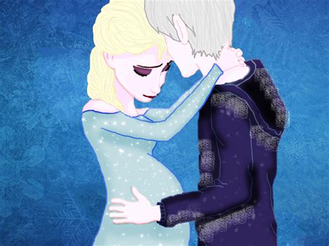 she s pregnant elsa and jack frost fan art 41558966 fanpop