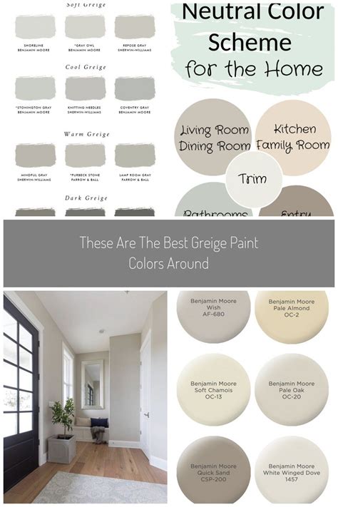 Pin By Michelle Morris On Living Room In 2020 Greige Paint Colors