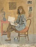 Self-Portrait #3. Elaine de Kooning, 1946 | Artistas, Ilustração, Arte