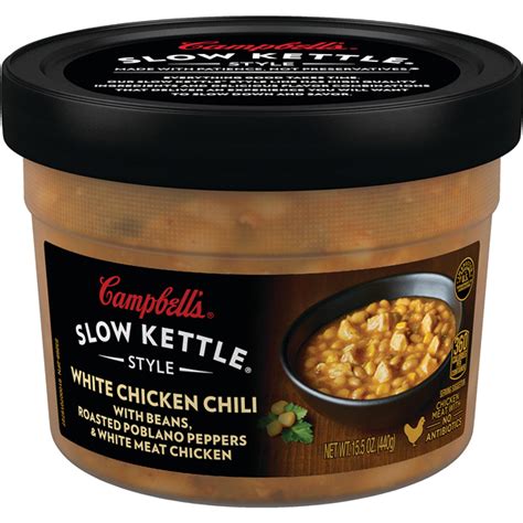 How do i make southwest creamy white chicken chili? Campbell's Slow Kettle Style White Chicken Chili Soup, 15 ...