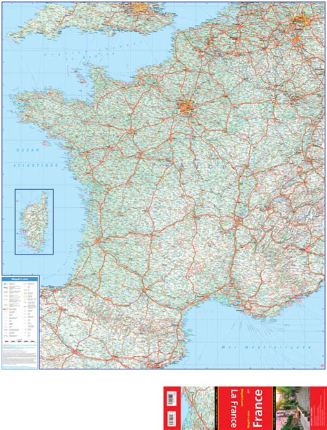 France Deluxe Road Map 20908