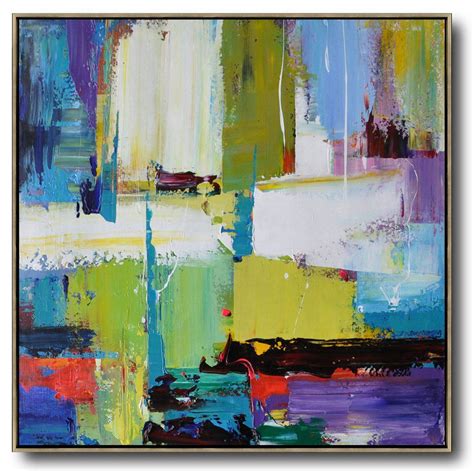 Palette Knife Acrylic Painting Abstract Art Warehouse Of Ideas