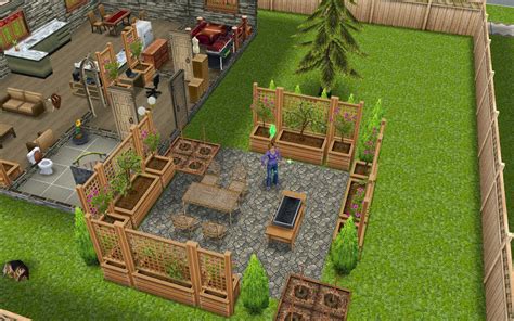 Sims freeplay | diy home: Sims Freeplay Housing: First Patio