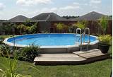 Pictures of Easy Above Ground Pool Landscaping