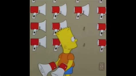 Bart Screaming Into A Megaphone Meme But Its Android Sound Effect