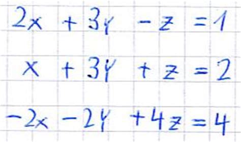 Grafisches lösen von linearen gleichungssystemen. Matrix: Gleichungssysteme lösen