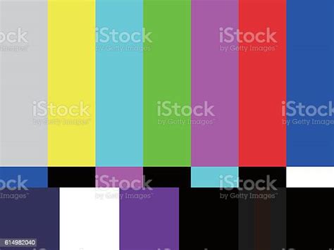 Television Test Pattern Of Stripes Stock Illustration Download Image
