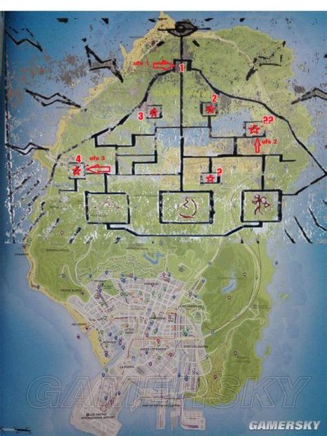 侠盗猎车手5（gta5） 地图有多大 洛圣都高清全景大地图一览 游民星空