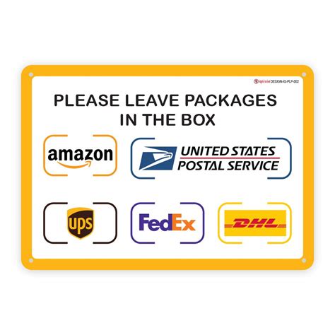 Buy Ignixia Package Delivery Sign For Home Amazon Leave Packages Here