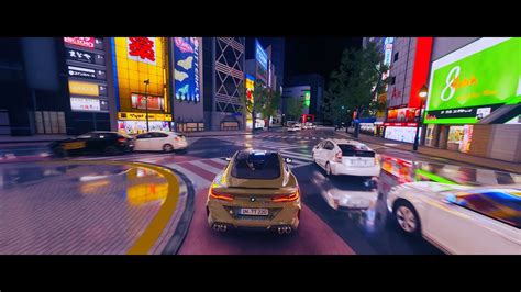 Night Tokyo With Traffic Assetto Corsa Youtube