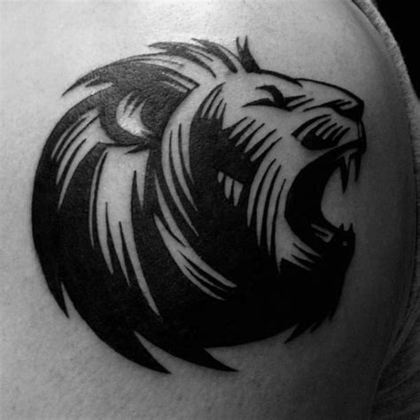 Simple Leo Lion Tattoo Design Rule The Jungle With This Must Have Ink