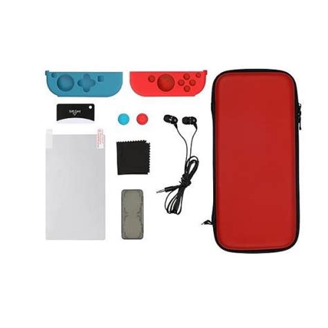 Starter Kit Konix Rouge Et Bleu Pour Nintendo Switch Global Media