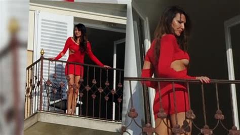 Lizzie Cundy Reveals Her Curves In A Very Daring Dress Ahead Of Tamara