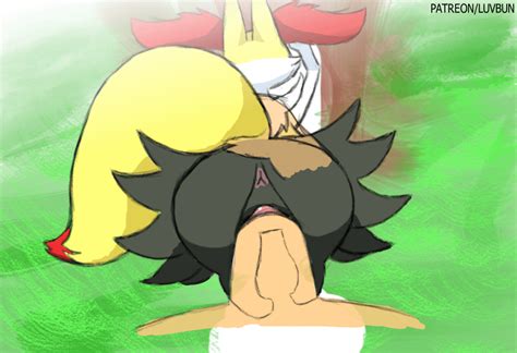 Rule 34 Against Tree All Fours Animated Anthro Anus Ass Braixen Doggy