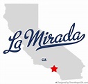 Map of La Mirada, CA, California