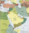 Map of the Middle East 2010
