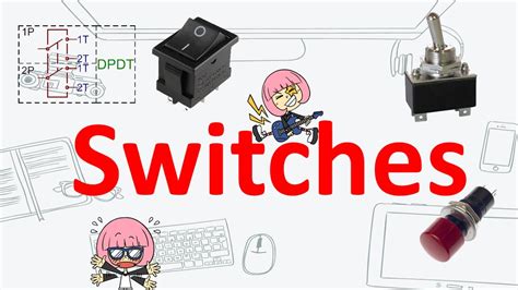 Buttons And Switches Tutorials Basic Electronics Youtube