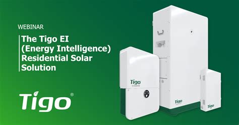 The Tigo EI Energy Intelligence Residential Solar Solution