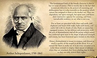 Arthur Schopenhauer, 1788-1860 The fundamental fault of the female ...