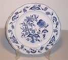 Vintage Blue Danube 10″ Dinner Plate Ribbon Logo Mark Blue Onion China ...