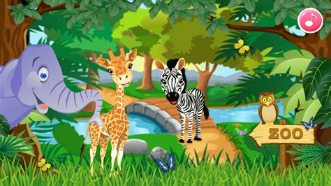 Gambar Animasi Kebun Binatang