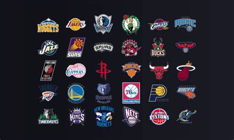 The nike swoosh logo, which is featured on every nba team's jersey. 48+ NBA Team Logos Wallpaper on WallpaperSafari