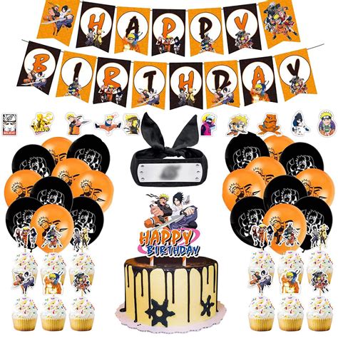 Buy Anime Birthday Party Supplies Anime Birthday Decoration Including
